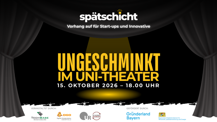 Spätschicht 2026: Ungeschminkt im Uni-Theater am 15. Oktober um 18 Uhr