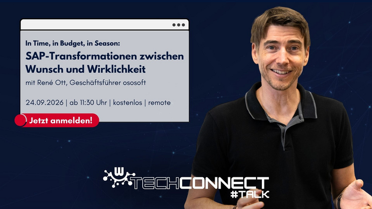 TechConnectTalk am 22.09. um 11:00 Uhr online